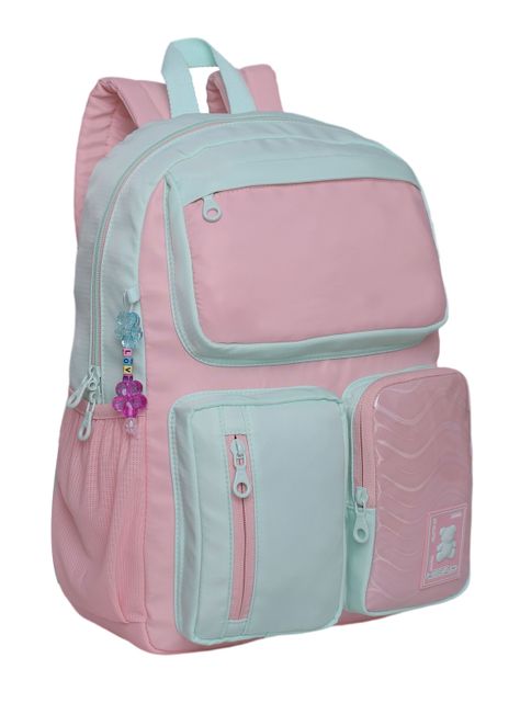Mochila Infantil Funny Color Block Menta-0