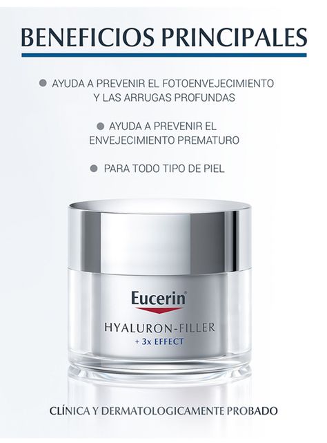 Crema Eucerin Hyaluron Filler Día Fps 30 50 ml-4