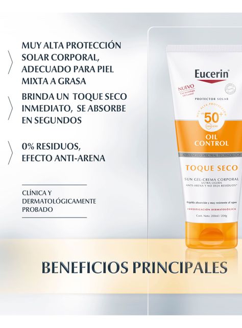 Protector Eucerin Solar Sun Cream Dry Touch Fps50 200 ml-1