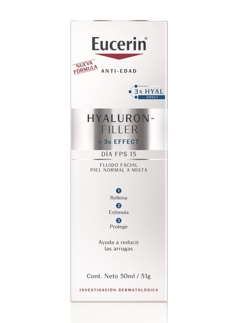 Crema Eucerin Anti Edad Hyaluron Filler Día Piel Normal Mixta 50 ml-2