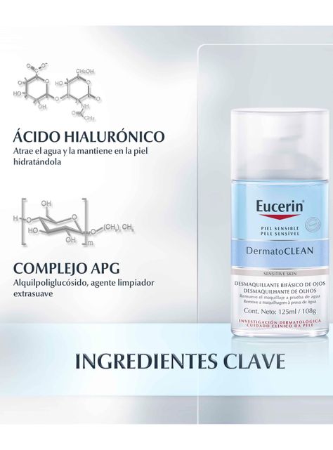Desmaquillante Eucerin Bifásico de Ojos Dermatoclean-3