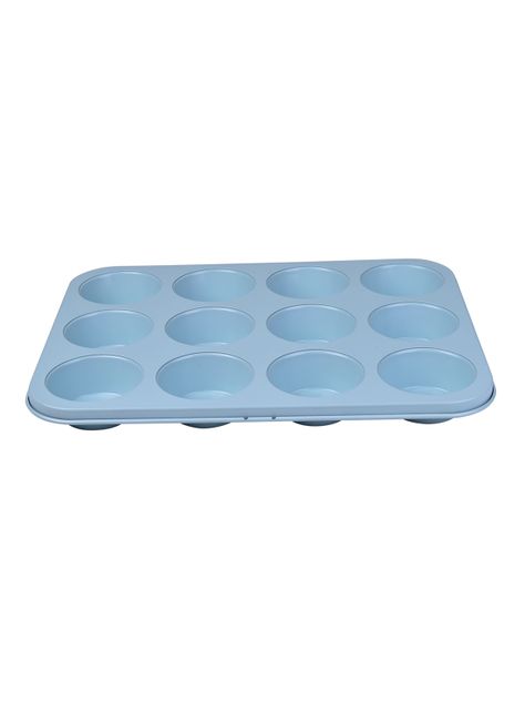 Molde 12 Muffins 35 x 27 cm Celeste Magnolia-1