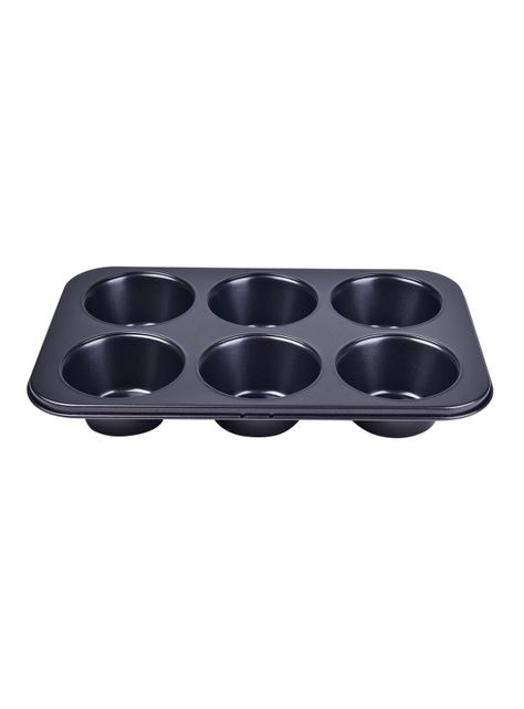 Molde 6 Muffins 34 x 22 cm Negro Magnolia-1