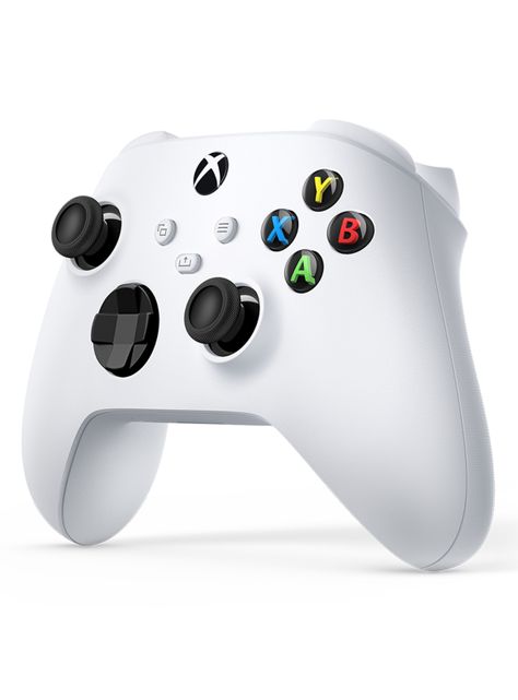 Control Xbox Inalámbrico Robot Blanco-1