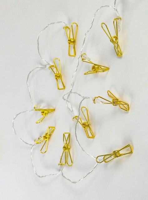 Luces Abitare LED Decorativas Clip Doradas-0