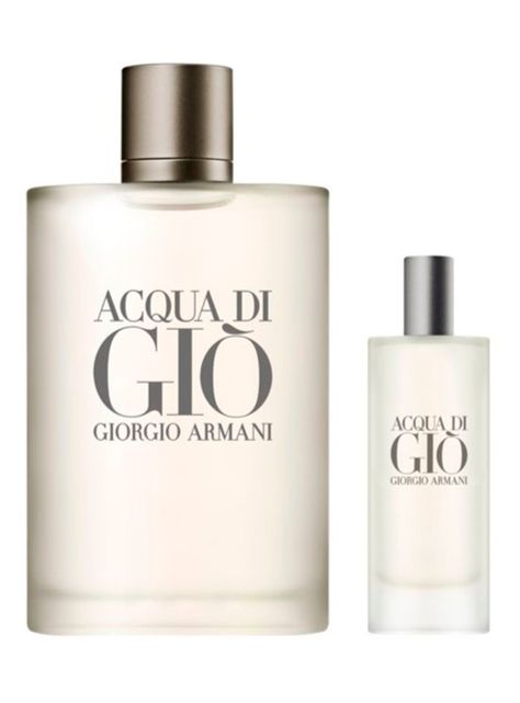 Set Perfume Acqua di Gio EDT Hombre 200ml + 15ml Giorgio Armani-0