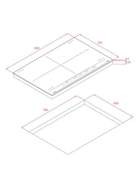 Encimera Inducción Inteligente con Conexión WiFi 4 Platos IZF 88770 MST-1