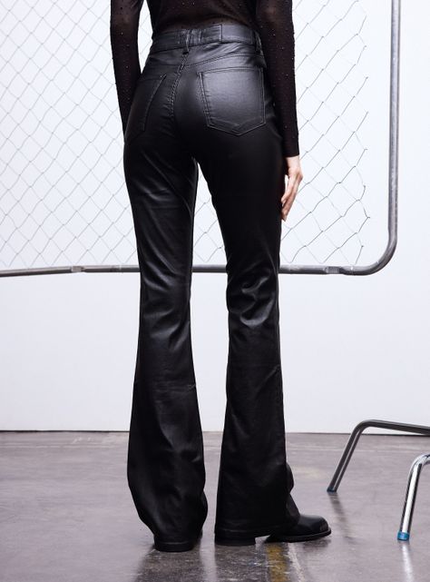 Jeans 5 Bolsillos Coated Elasticado-1