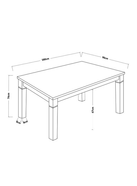 Juego de Comedor Capri 6 Sillas + 2 Sitiales-2
