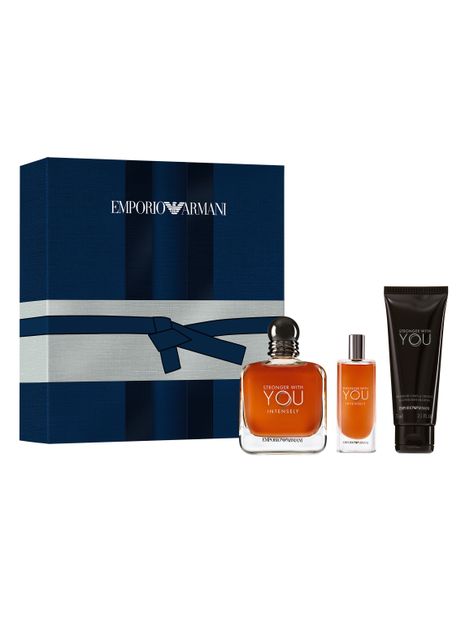 Set de Perfume Stronger With You Intensely Hombre 100 ml + 15 ml + 75 ml.-1