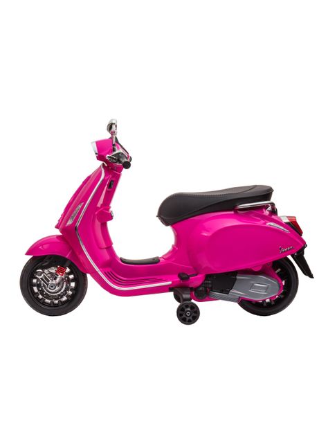 Moto a Batería Vespa Sprint B12 Rosada-0