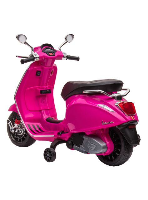 Moto a Batería Vespa Sprint B12 Rosada-2