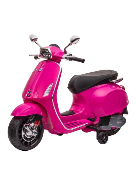 Moto a Batería Vespa Sprint B12 Rosada-1