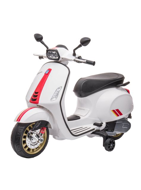 Moto a Batería Vespa Sprint B12 Blanco-1