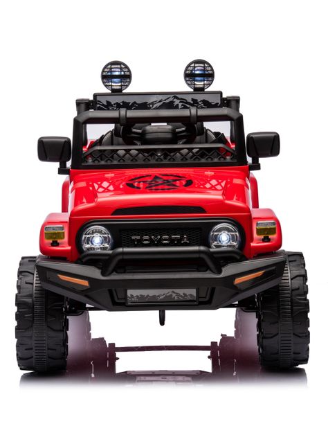 Jeep Toyota Fj Crusier 12V Rojo-3
