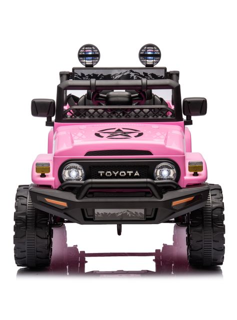 Jeep Toyota Fj Crusier 12V Rosado-3