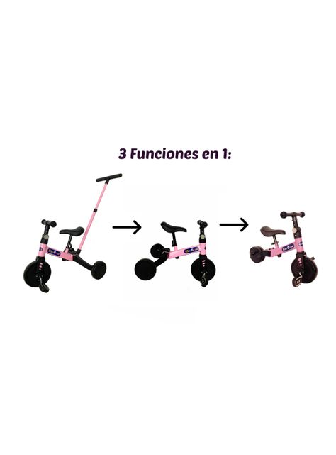 Triciclo con Manilla Astro Rosado-1