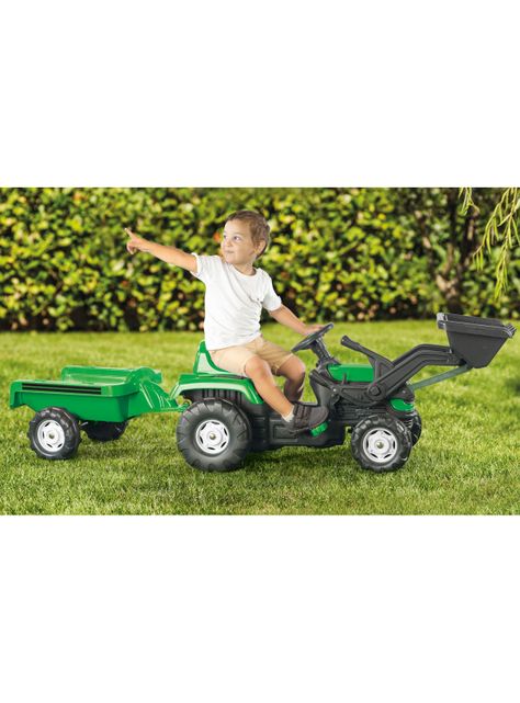 Tractor a Pedales Maxi Ranch Verde-4
