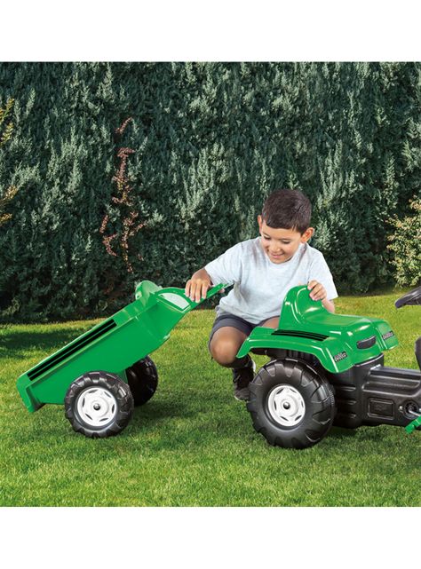 Tractor a Pedales Maxi Ranch Verde-3