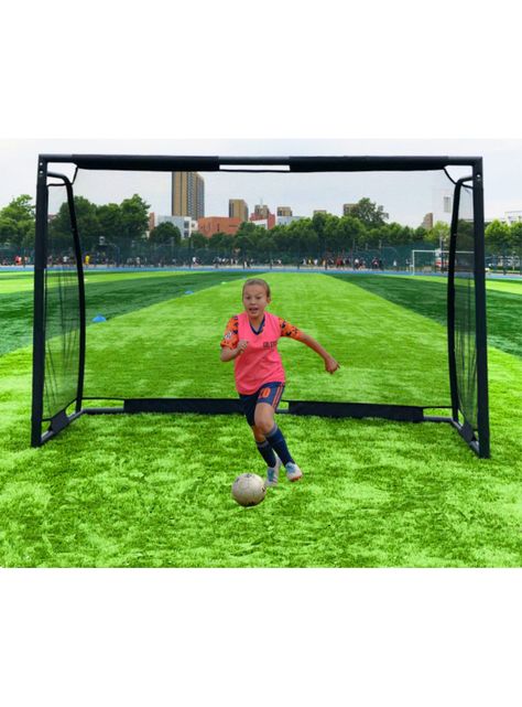 Arco de Fútbol Negro 120x180-4