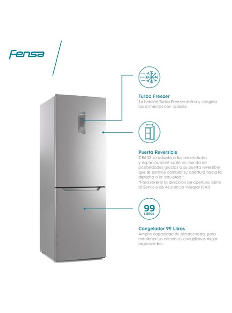 Refrigerador Bottom Freezer No Frost 322 Litros DB60S-6