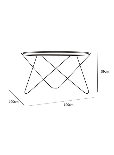 Mesa de Centro Garbo 100 cm-2