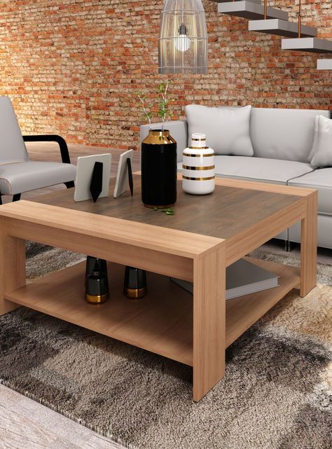 Mesa de Centro 100 cm Bicolor MC-4