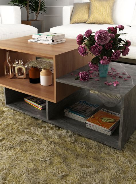 Mesa de Centro Cubos Asimétricos MC-4