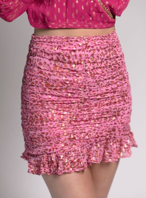 Falda Mini Modelo Jasmine Print Chita-2