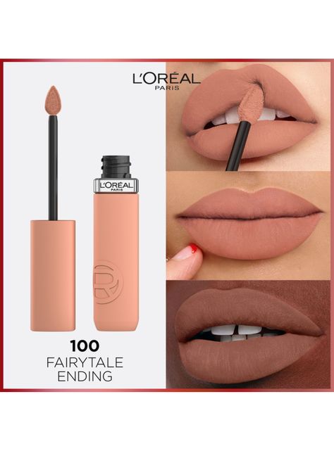 Labial Líquido Infallible Le Matte Resistance 100 Fairytale Ending-3