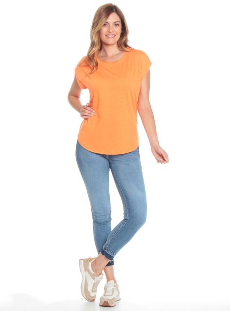 Polera Poliéster Reciclado Solido Escote Doble Redondo-3