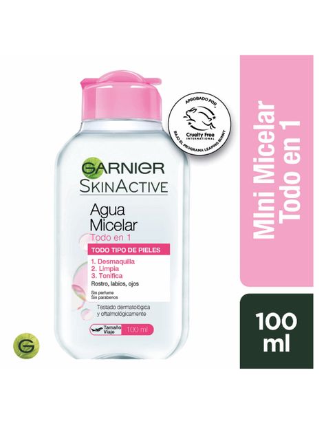 Agua Garnier Skin Active Micelar Todo en 1 100 ml-0