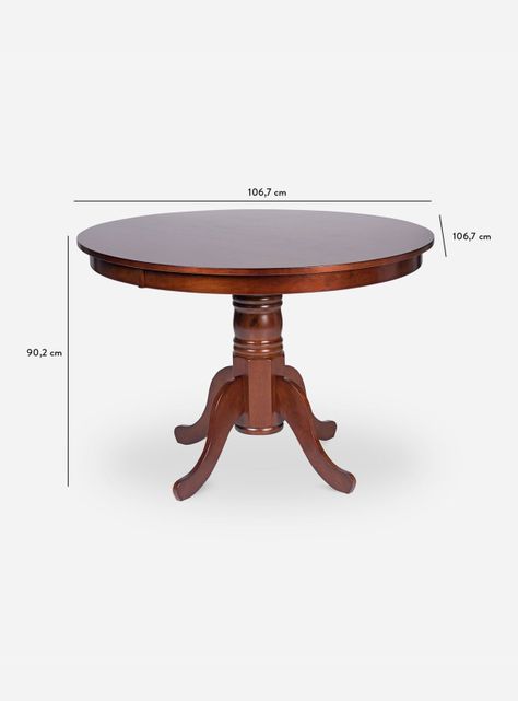 Juego de Comedor Calabria + 4 Sillas Chocolate Cic-1