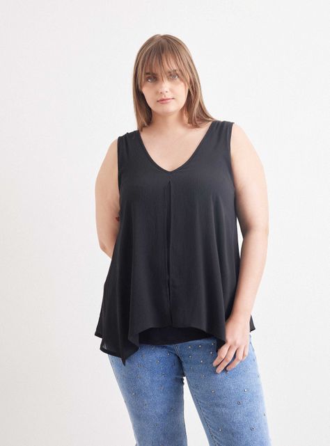 Polera Doble Capa con Lurex-0