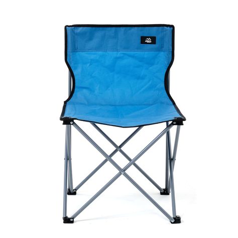 Silla de Camping Básica Azul-7