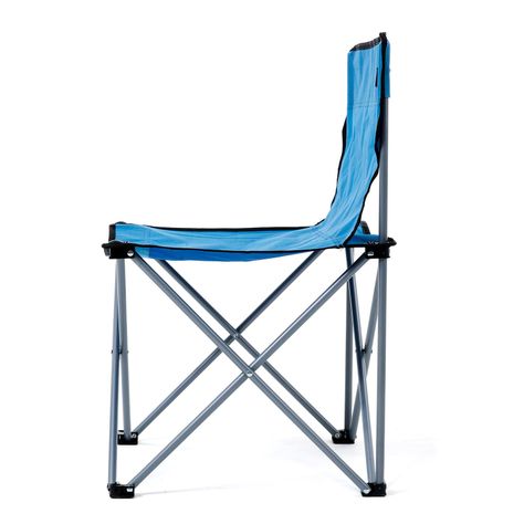 Silla de Camping Básica Azul-1