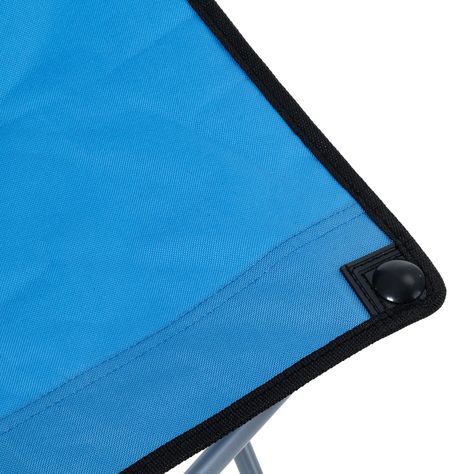 Silla de Camping Básica Azul-3