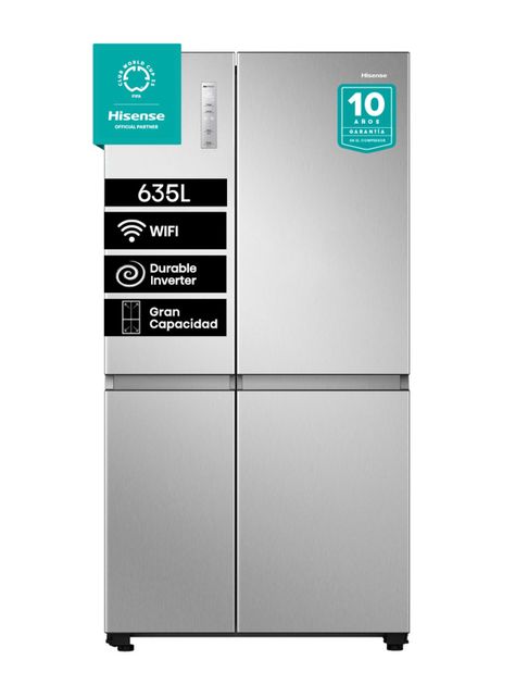 Refrigerador Side by Side No Frost 635 Litros RS820NV Inox-0