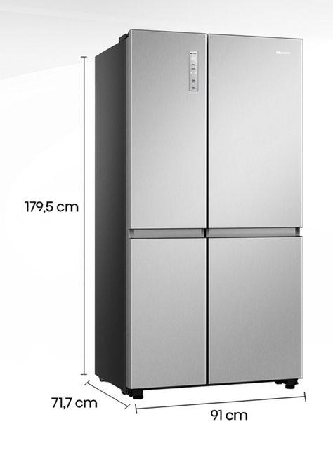 Refrigerador Side by Side No Frost 635 Litros RS820NV Inox-1