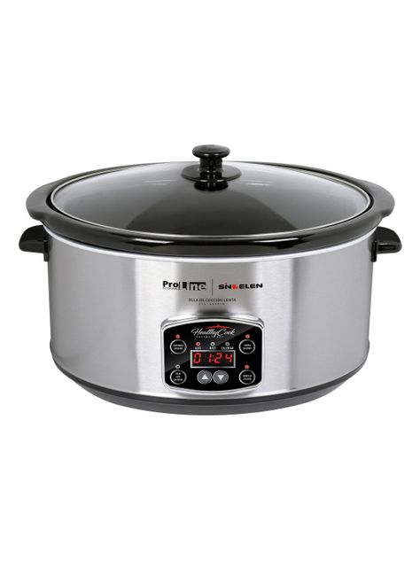Olla de Cocción Lenta 6.5 Litros Healthy Cook OCL-6500IN-0