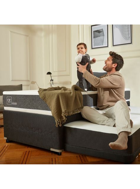 Diván Ortopedic Black 1.5 Plazas + Respaldo Múnich-4