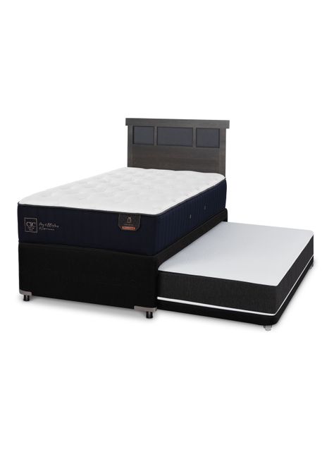 Diván Premium Black 1.5 Plazas + Respaldo Dublín-0