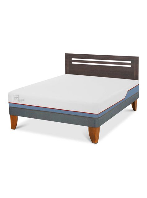 Cama Europea Excellence Plus 2 Plazas + Respaldo Múnich-0