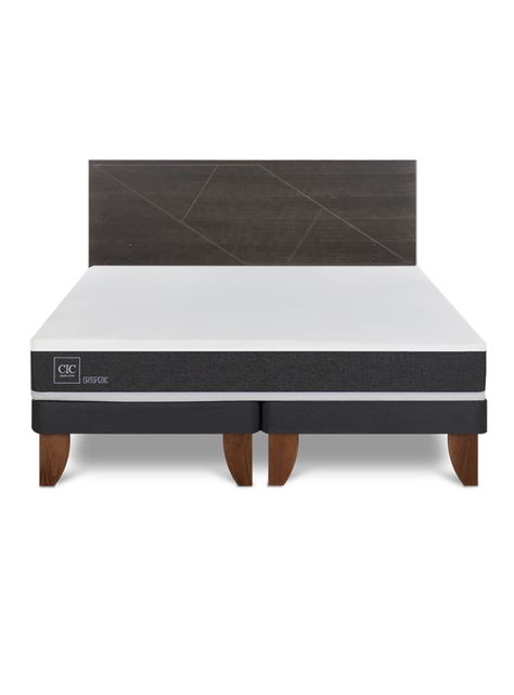 Cama Europea Ortopedic King + Respaldo Villarrica-2