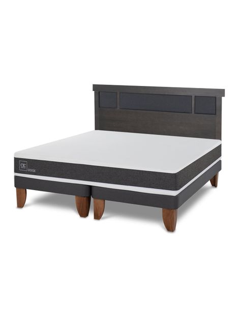 Cama Europea Ortopedic King + Respaldo Dublín-0