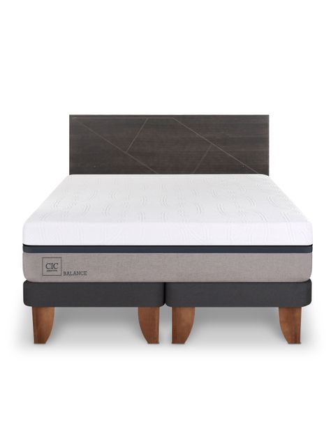 Cama Europea Balance King + Respaldo Villarrica-2