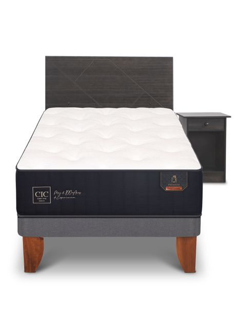 Cama Europea Premium 1.5 Plazas + Set de Muebles Villarrica-2