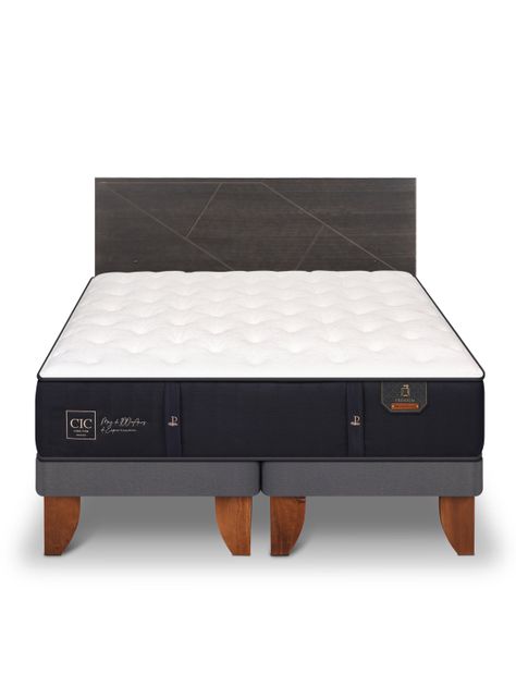 Cama Europea Premium King + Respaldo Villarrica-2