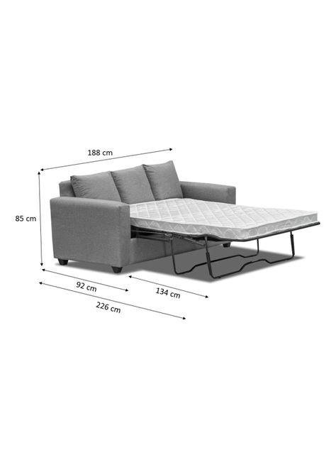 Sofá Cama Marco 133 cm Tela-1