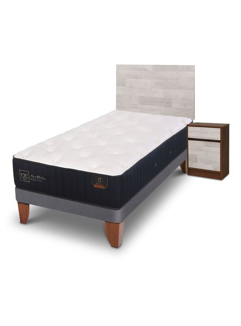 Cama Europea Premium 1.5 Plazas + Set Legno-0